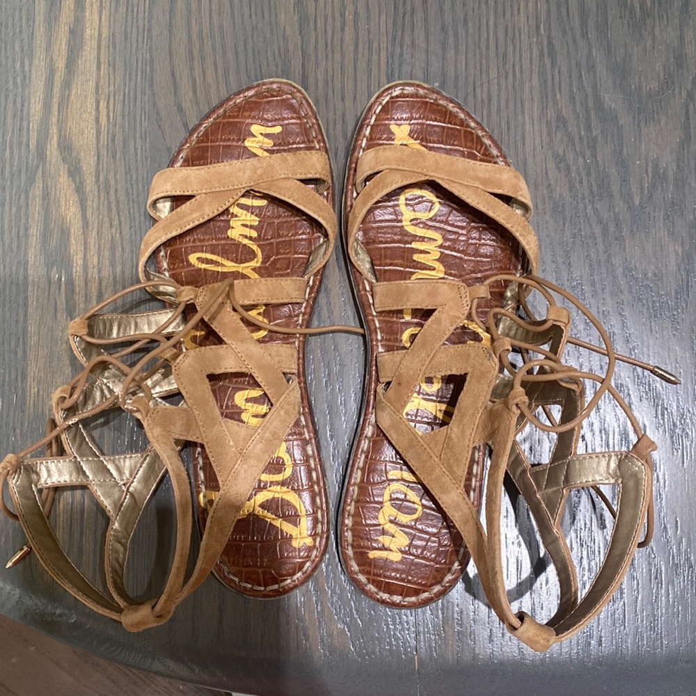 Sam Edelman Tan Gladiator Sandals